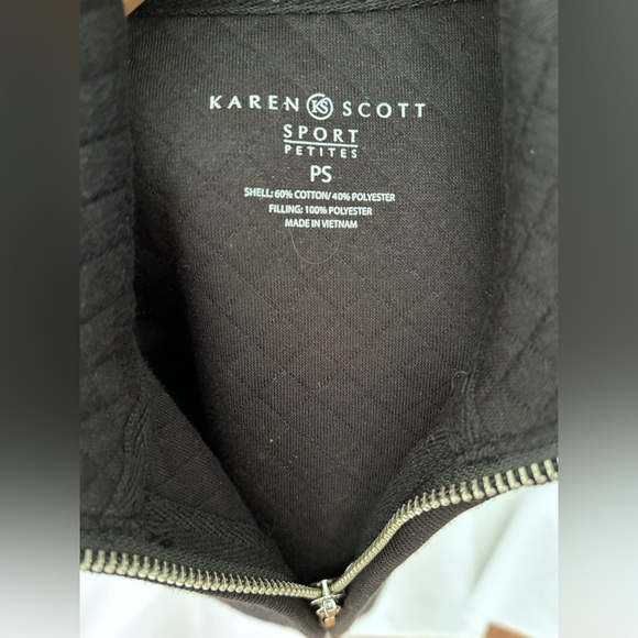 Karen Scott Sport Women’s Black Vest - Picture 2 of 7